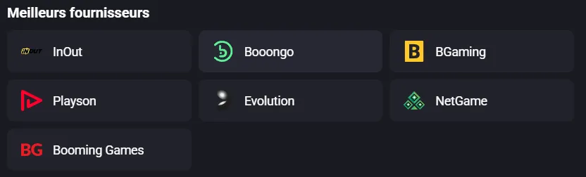 Jeux de casino Bet Riviera – slots, live casino et tables premium